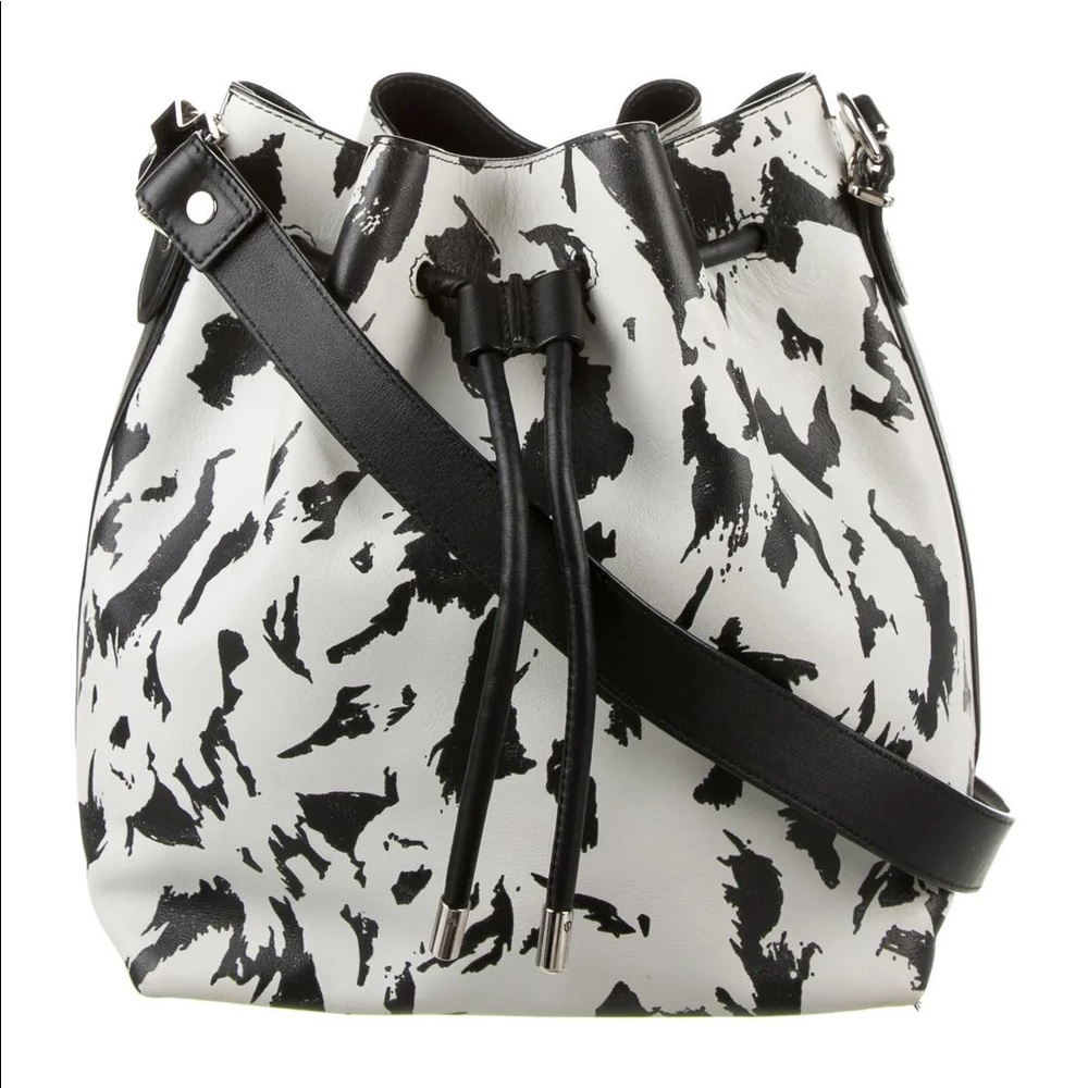 Proenza Schouler medium black and white bucket bag